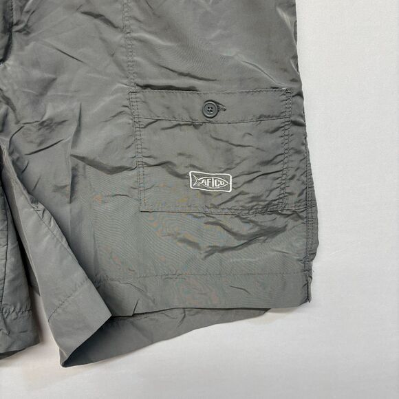 AFTCO Men The Original Fishing Shorts Size 42 Cargo Outdoor Gray C053 -16 - Picture 10 of 16